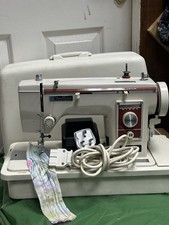 Janome 539 Heavy Duty Sewing Machine New Home /Case & Foot Pedal Fully Working