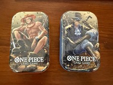 One Piece Tin Pack Set Vol 2 - Sealed! [2x] Each tin: 2x OP-13 pack & promo.