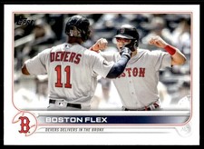 2022 Topps Update Boston Flex (Rafael Devers/Enrique Hernandez) Boston Red Sox