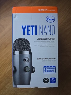 Blue Yeti Nano Premium USB Mic for Recording and Streaming - Gray (988-000394)