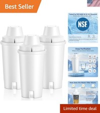Brita Replacement Filters - 3 Pack, Removes Chlorine Metals, BPA-Free