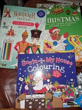 Christmas Colouring Activity Bundle Stocking Fillers New