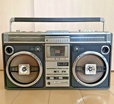 SHARP GF-508SB Radio Cassette Player Vintage Portable Boombox from Japan