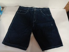 Vintage Y2K Southpole 42 Jean Shorts, Baggy Dark Blue With Flaws.