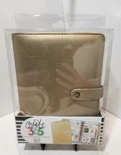 Me & My Big Ideas Create 365 The Happy Planner Deluxe Mini Cover Gold NIB