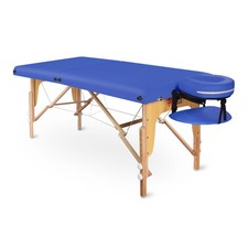 ZEN Massage Table Massage Bench Therapy Table Mobile Folding Blue