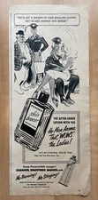 1951 Mennen Skin Bracer Print Ad Michael Berry Military Soldier Vintage Post WW2