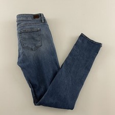 Paige Women's Jimmy Jimmy Skinny Light Wash Jeans Blue Size 25