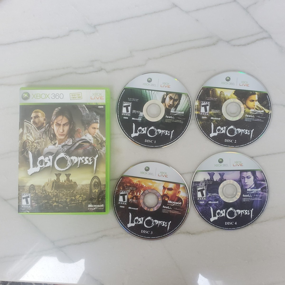 Lost Odyssey, Xbox 360, All Discs No Manual 882224625432|