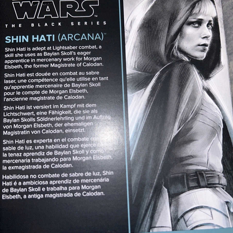 Star Wars The Black Series SHIN HATI (Arcana) 6" Action Figure - Image 4 of 4