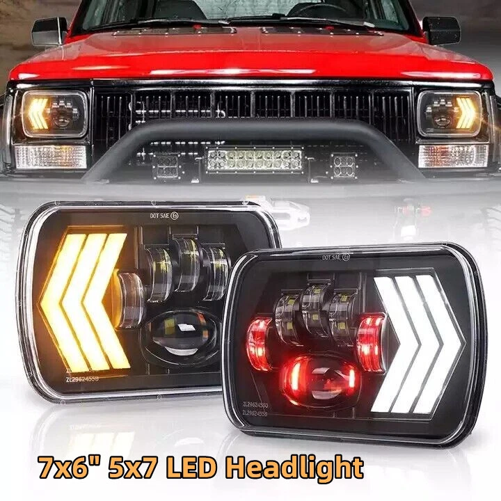 Faro proyector LED alto-bajo para camioneta Toyota Starlet/Supra/Tacoma/Tercel Foto 3 de 4