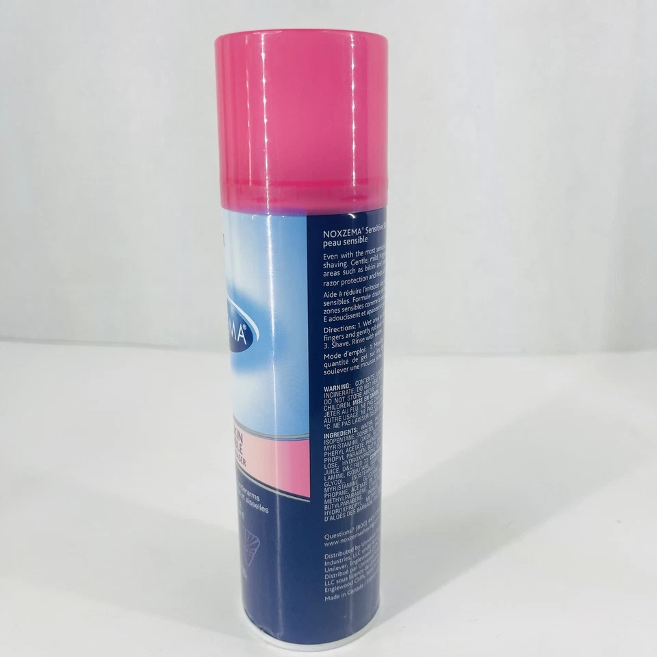 Gel de Afeitar Piel Sensible Noxzema con Vitamina E Aloe para Bikini Axilas 7oz LEER Foto 2 de 4