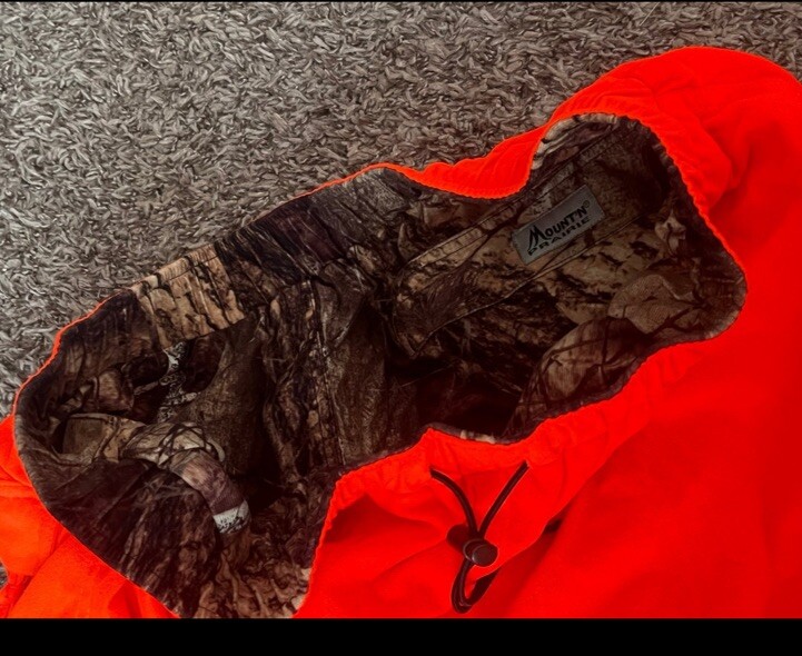 Mount'n Prairie Blaze Orange Camp reversible Insulated Hunting Pants Mens 3XL
