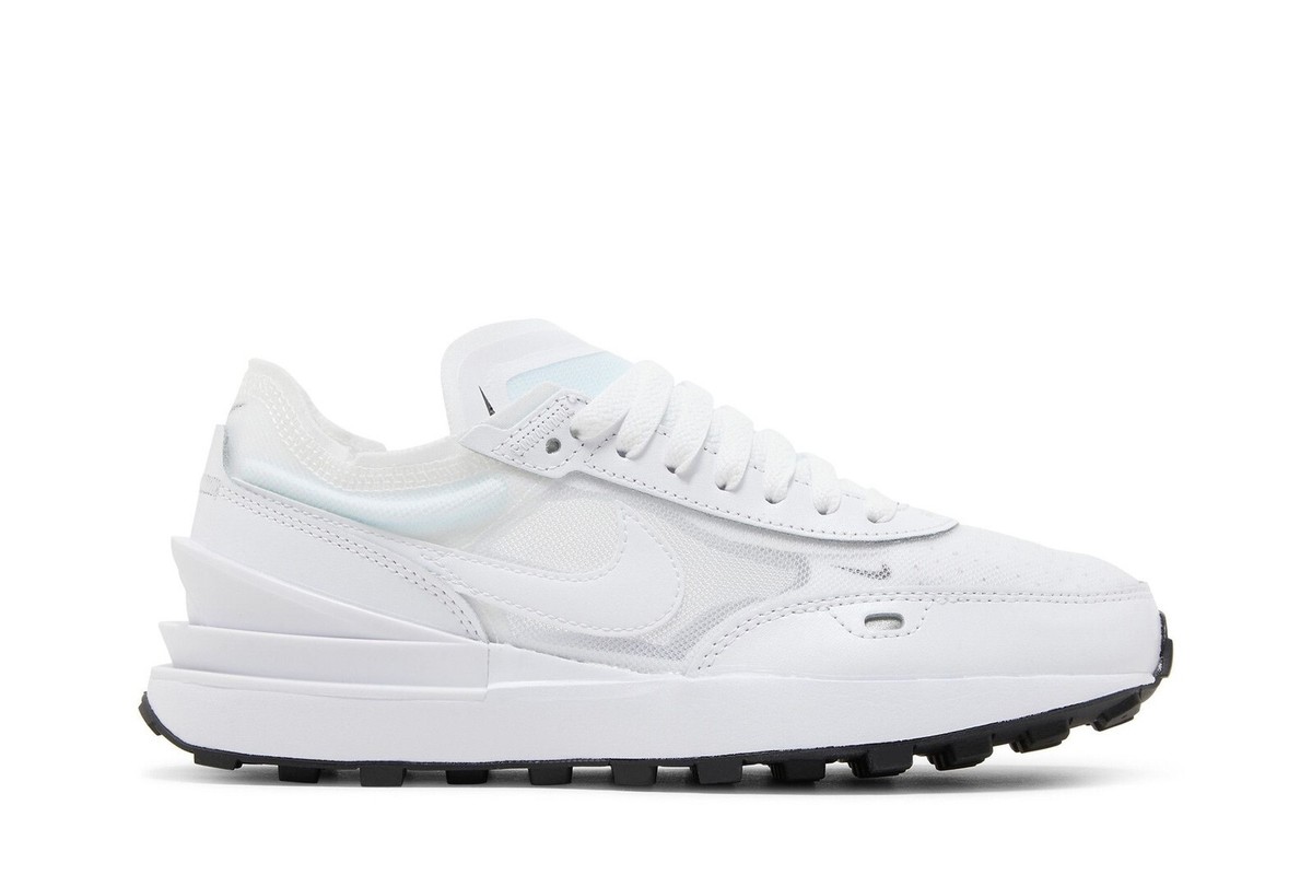Size 8 - Nike Waffle One White Black W for sale online | eBay