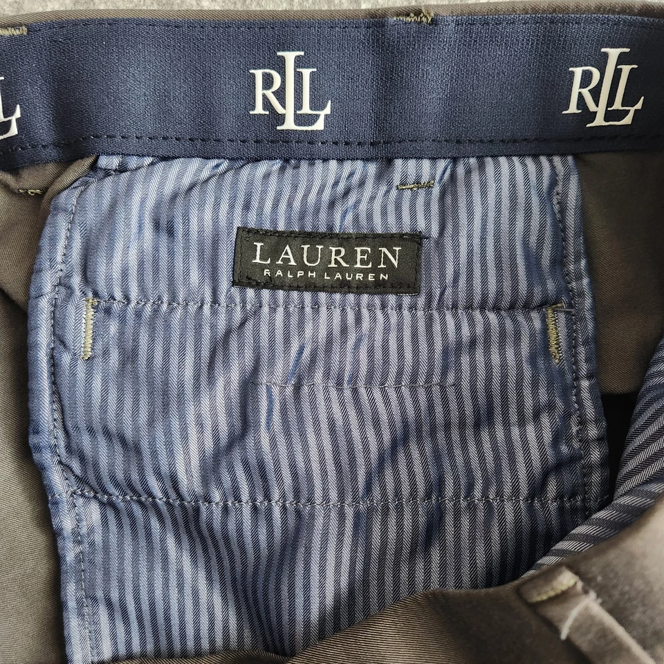 Pantalón chino Lauren Ralph Lauren para hombre 40x30 verde elástico recto tie dye camuflaje Foto 3 de 4