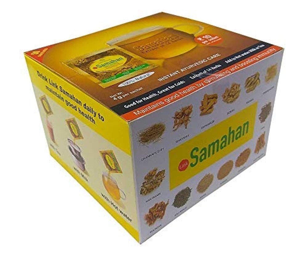 Samahan Instant Ayurvedic Care For Cold Cough Immunity Extracts Tea (50 Sachets)