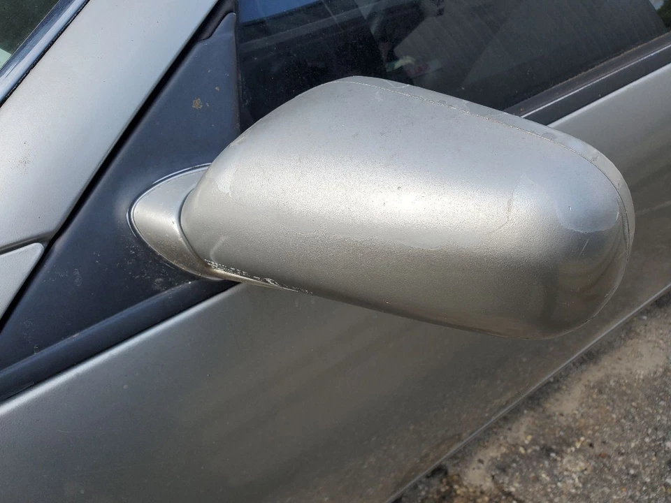 Espejo retrovisor lateral izquierdo plateado Nissan 300ZX 1991 1994 OEM revestimiento transparente pelado Foto 2 de 4