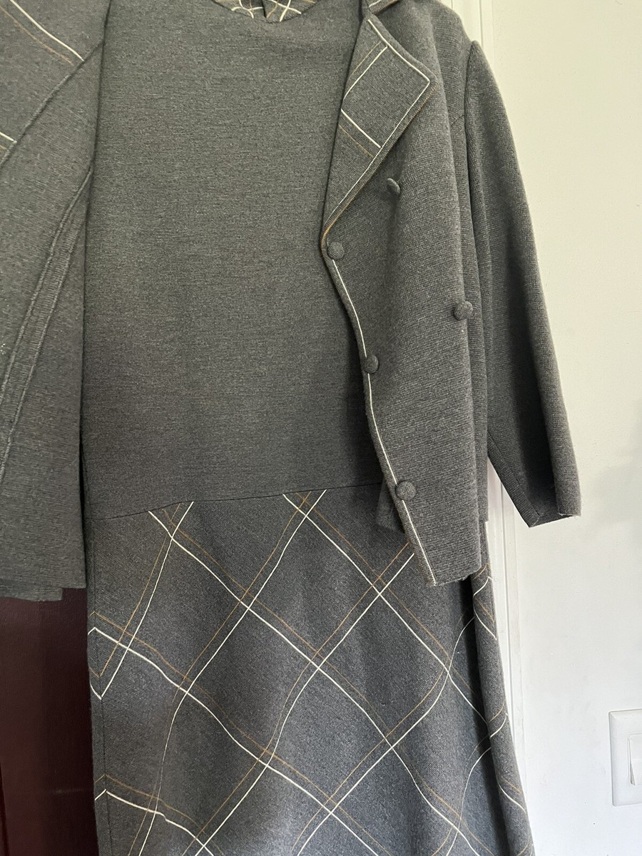 Vintage 1960’s Knits By Thayer Wool 2 Piece Set Size 16 View 5