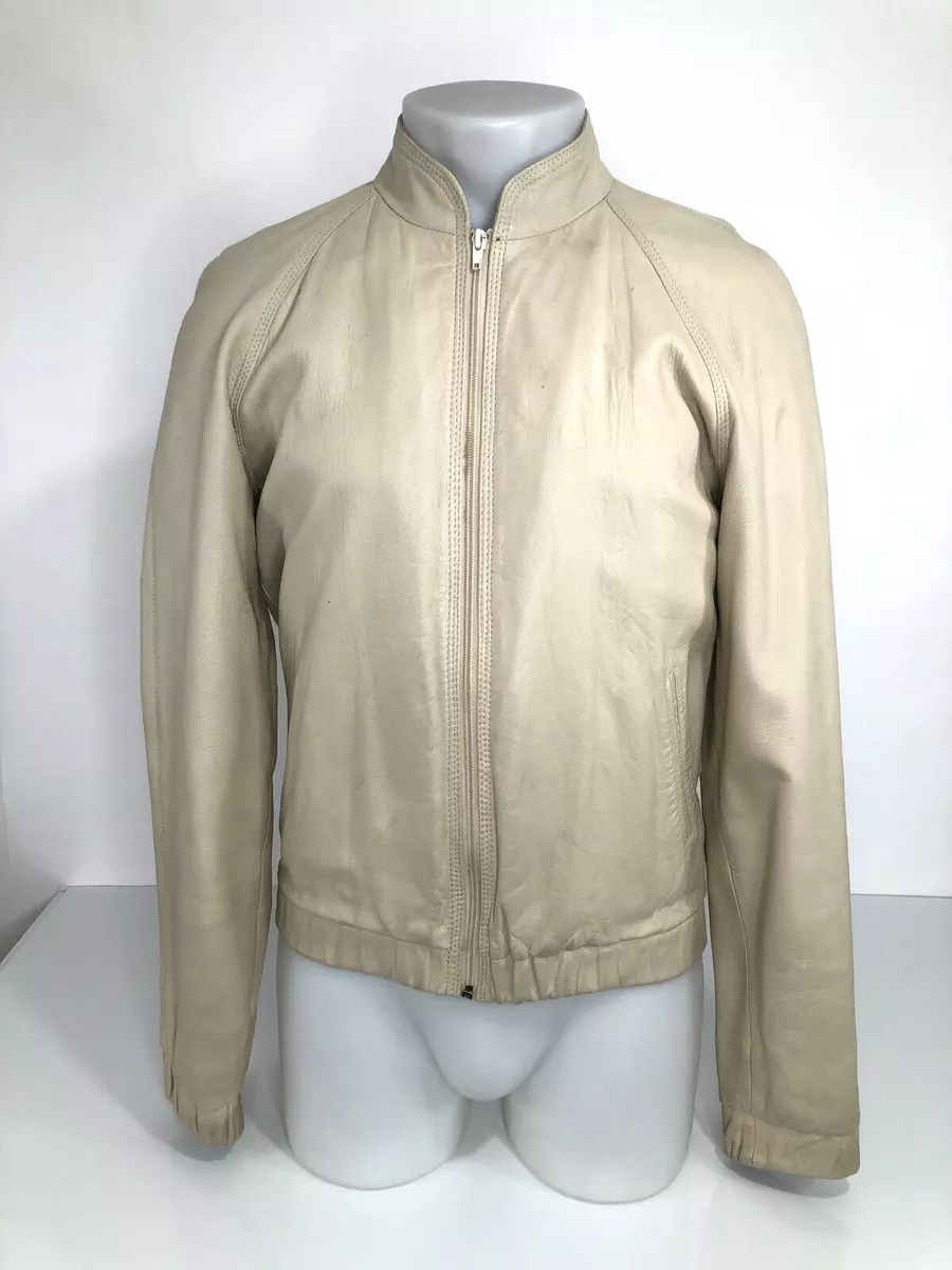 MICHAEL HOBAN / North Beach Leather Vintage Mens 38 Moto Jacket