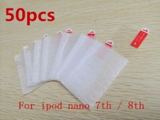 LOT 50pcs For iPod Nano 7 8th Generation Premium Tempered Glass Screen Protector