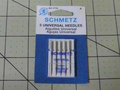 Schmetz UNIVERSAL NEEDLES 130/705 H: 100/16 - ART 1778 A - 5 PACK