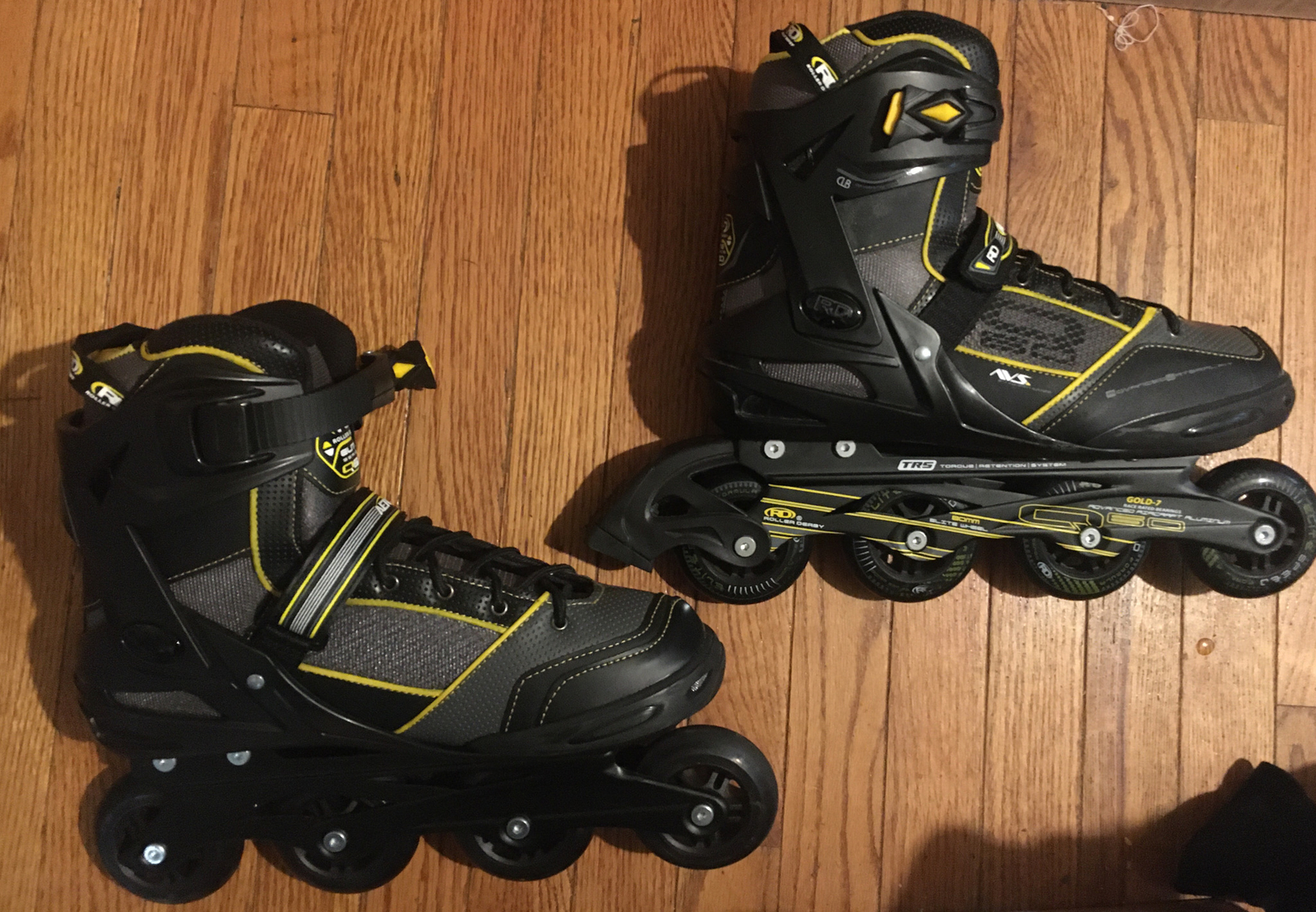 Roller Derby Elite Speed RACE Q60 Men's AERIO Inline Skates 11 Gold7