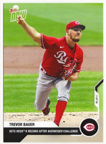 2020 Topps Now 154 Trevor Bauer