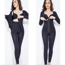 Long Sleeve Pants 1 Piece Full Body Shaper Firm Control Bodysuit Women