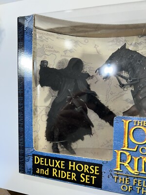 TOYBIZ LORD OF THE RINGS FELLOWSHIP OF THE RINGS RINGWRAITH HORSE