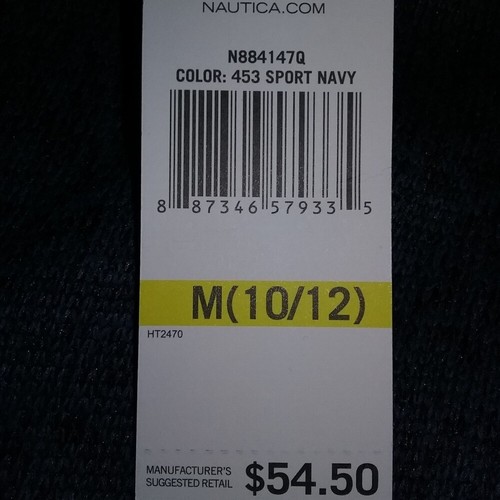 Boys Nautica Navy/Red Zip Jacket-New with Tags-Free Shipping - Picture 5 of 10