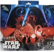STAR WARS 15 Days Of Socks 11 Low Cut 4 Crew NEW SEALED Mens Sizes 6-12