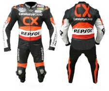 Manner Motorrad Rennen Lederkombi Sport Biker Rindsleder Anzug Leder Jacke Hose