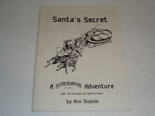 Santa's Secret Gatecrasher Adventure 2nd Edition Ann Dupuis Rare HTF Game Book