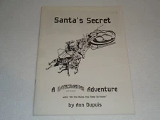 Santa's Secret Gatecrasher Adventure 2nd Edition Ann Dupuis Rare HTF Game Book