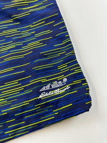 Eddie Bauer Swim Trunks Boys XL Black Striped Board Shorts - Picture 3 of 6