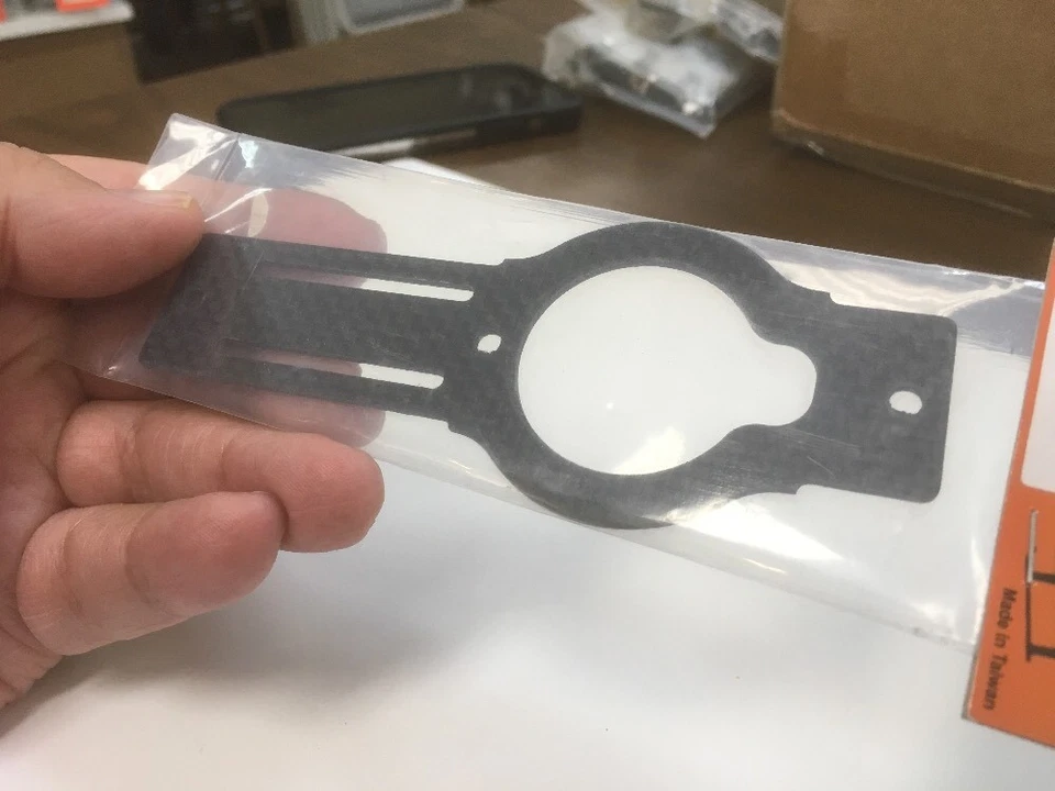 Align Trex 450 Pro Carbon Fiber Bottom Plate 1.6mm  Part#H45029T - Image 4 of 4