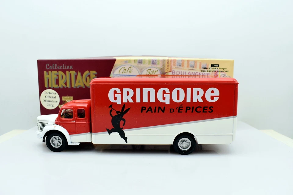 Modellino Camion scala 1:50 Berliet GLR fourgon pain d'epices gringoire Corgi - Immagine 3 di 4