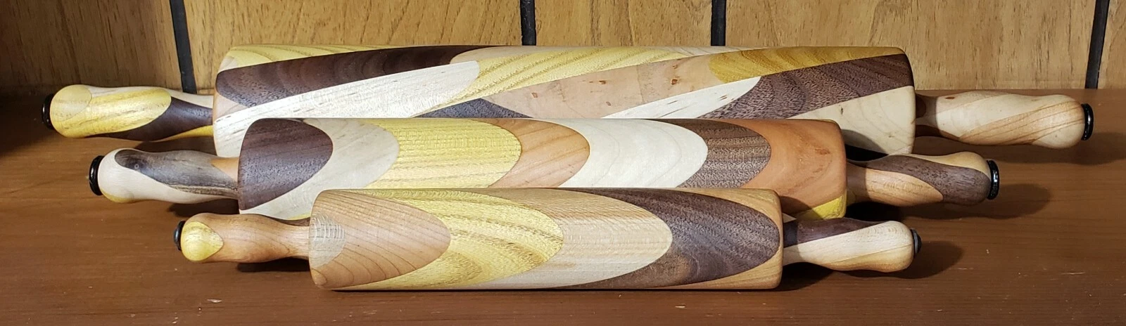 Wood Rolling Pin Amish Handmade (large 4 Tone)
Opens in a new window or tab