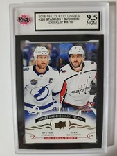 Alexander Ovechkin 2018-19 Exclusives Hockey Card #66/100 KSA Graded 9.5!!!