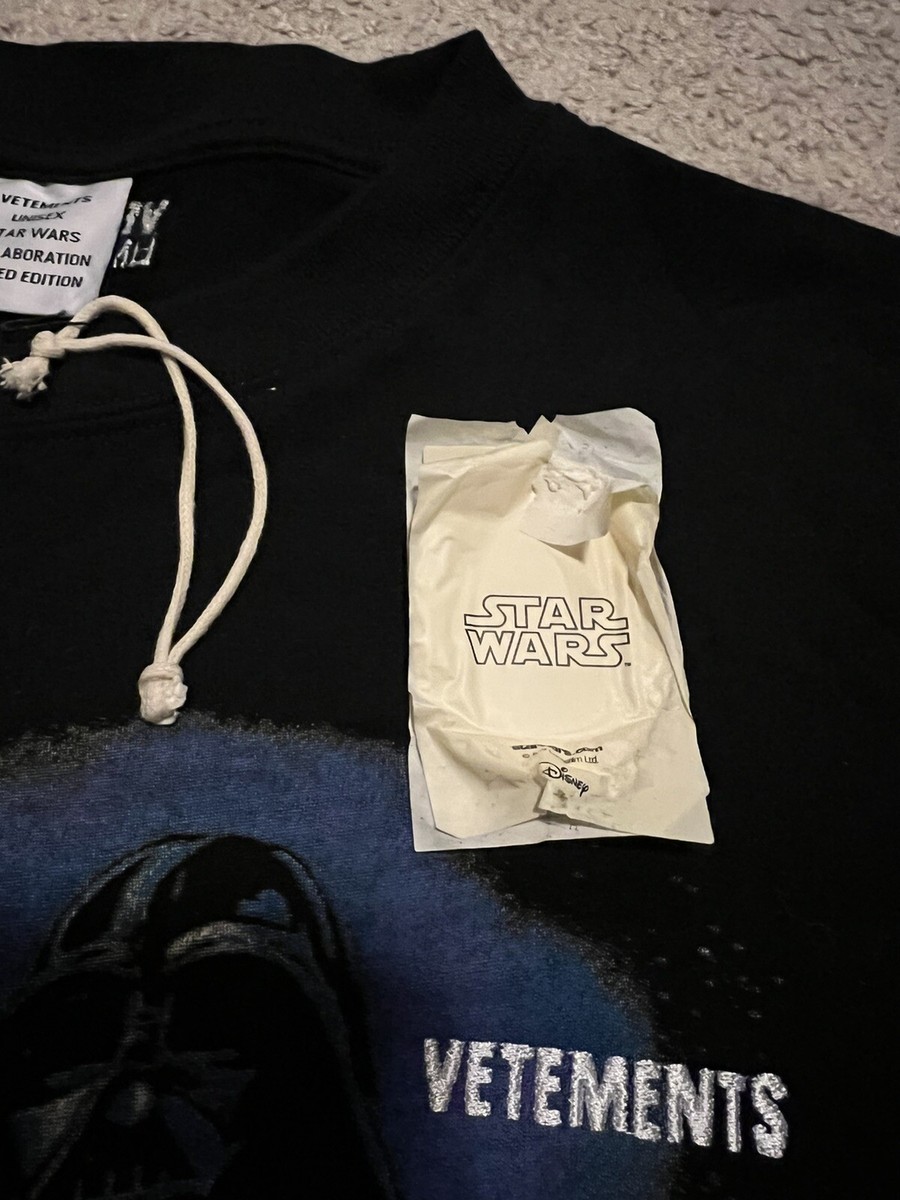 VETEMENTS STAR WARS 限定版シャツ xs Vetements X Star Wars Black T