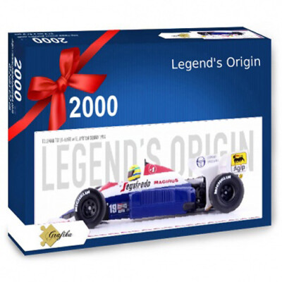 Legend's Origin, Panorama Puzzle 2000 Teile, 117x47 cm, Toleman TG184 #19 Senna