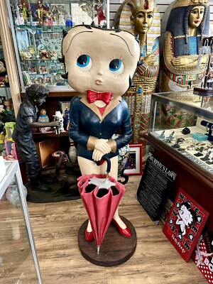5'/62” Vintage 1970s Life Size BETTY BOOP (Under My Umbrella