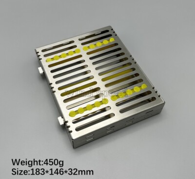 German Dental Autoclave Sterilization Cassette Rack Tray – Holds 10 Instruments - View #4