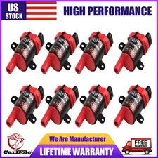 8x UF262 Round Ignition Coils for Chevy Silverado 1500 2500 GMC Sierra 1999-2007
