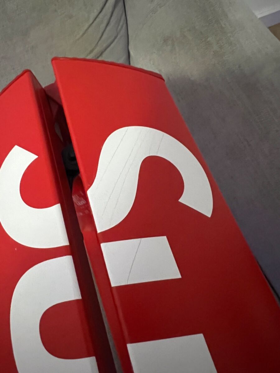Supreme Lucano Step Ladder Red Box Logo FW18 100% Authentic Supreme Lucano Step Ladder Red Box Logo FW18 100% Authentic