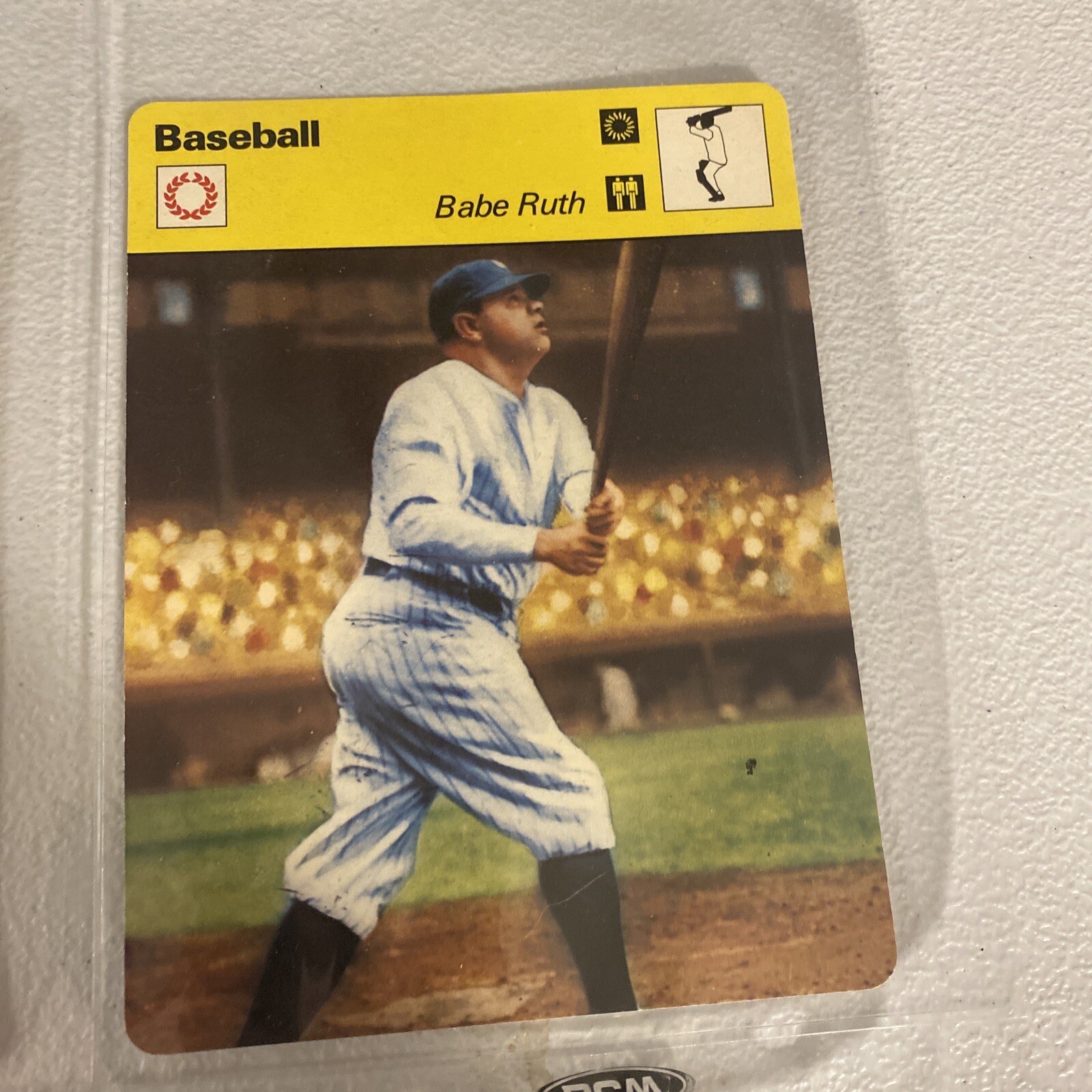 1977 Sportscasters Babe Ruth Hitting And Pitching A Double Threat | eBay