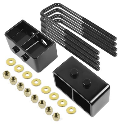 AUTOPTIM 3 inch Rear Leveling Lift Block Kit, Replacement for 2004-2021 Ford ...
