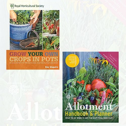 Allotment Handbook, RHS Grow Your Own 2 Books Collection Set NEW