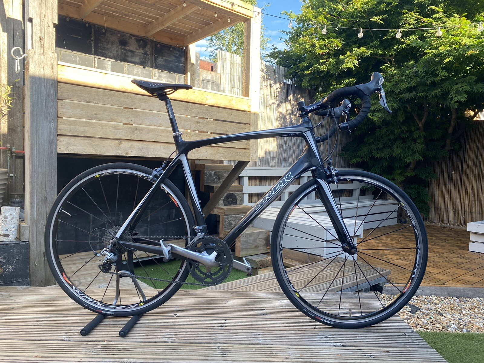 Trek Madone 4.5 Carbon Road Bike 58cm Ultegra Groupset, mavic ksyrium Wheelset Folding Bikes