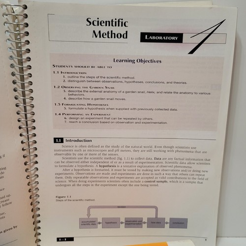 Inquiry into Life by Sylvia S. Mader (1996, Spiral Bound Paperback, Lab Manual) - 第 10/24 張圖片